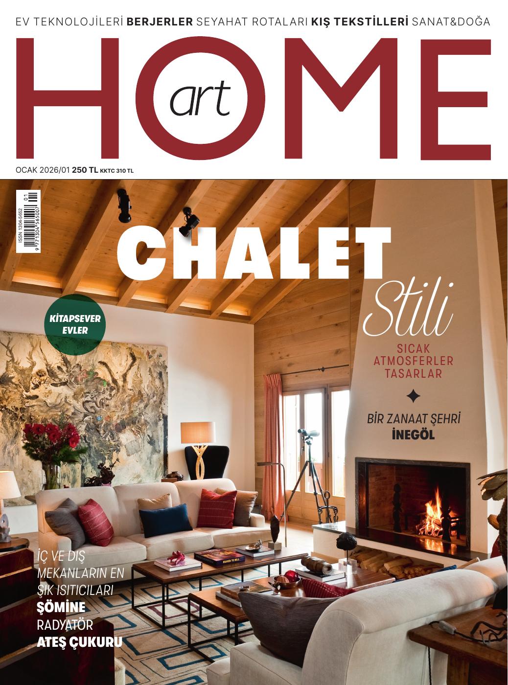 Home Art dergisi Ocak 2026 kapağı